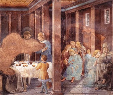 vi - scènes de la vie de St Francis Scène 8south wall Benozzo Gozzoli